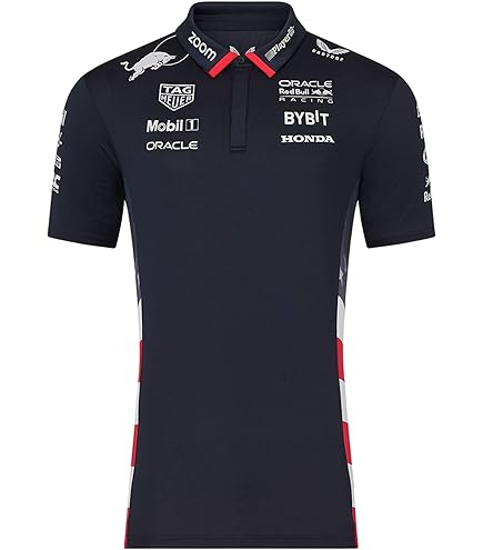 Red Bull Racing 2024 チームポロ 2XL Red Bull Racing F1 Men's 2024 Team Polo Shirt, Night Sky, XX-Large